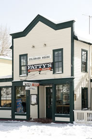 Fatty's Snowy Exterior